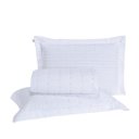 Ver imagem 1 de Kit Cobre Leito Casal Padrão 3 Peças Bordado Urbany Hipercal 400 Fios 100% Poliéster - Branco