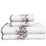 Jogo de Toalha Banho e Rosto Eda 4 peças Branca - 1