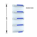 Ver imagem 3 de Gondola Parede 202 Fit Ate 2 Metros 1 Canto Branco 15b Pe Azul