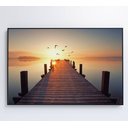 Ver mais imagens de Quadro Pássaros Voando no Pôr do Sol - 90x60 Cm - Adesivo Fotográfico