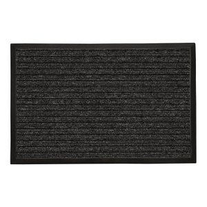 Tapete Duo 70cmx100cm Preto com Borda Unik Kapazi