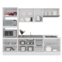 Ver imagem 5 de Armário de Cozinha Modulada Completa 5 Peças 270cm sem Tampo 250061 Meena Politorno Móveis