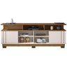 Bancada para Tv até 75" Columbus L01 - Adj Decor Cor Off White/freijó - 4