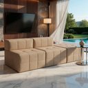 Ver imagem 1 de Sofá Modular Bello 3 Lugares Reclinável 85cm Bege Linho