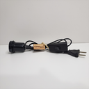 Ver imagem 3 de Cabo Abajur 1,8m Com Interruptor Liga/Desliga Bivolt Preto
