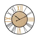 Ver imagem 1 de Relógio de Parede Decorativo Vazado Bege e Preto 60cm Md0058 Btc