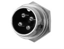 Ver imagem 3 de Conector Mic 4 Pinos Macho/fêmea - Kit com 5 Pares de Metal