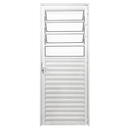 Ver imagem 2 de Porta de Aluminio Basculante Branca Linha 25 - 210x90 Esquerda