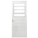 Ver imagem 1 de Porta de Aluminio Basculante Branca Linha 25 - 210x90 Esquerda