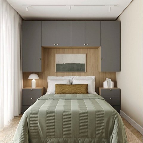 Guarda Roupa 6 Módulos 6 Portas 6 Gavetas Frame CabeCasa MadeiraOriginals