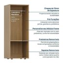 Ver imagem 5 de Guarda Roupa 6 Módulos 6 Portas 6 Gavetas Frame CabeCasa MadeiraOriginals