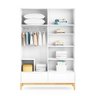 Quarto Bebê Berço Médio Cômoda E Guarda-Roupa Amor Perfeito - 7