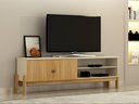 Ver imagem 2 de Rack Ouro Preto Valdemoveis Off White Cinamomo