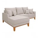 Ver imagem 4 de Sofá Living Beny com Chaise para Sala de Estar Confortável Império Cru 184