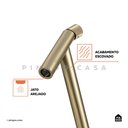 Ver imagem 3 de Torneira para Banheiro Bica Alta Puiú Pingoo.casa - Dourado