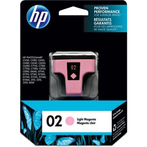 Cartucho de Tinta Hp 02 C8775wl Magenta Light |c7280 C6180 D6160 C7180 | Original 6ml