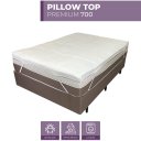 Ver mais imagens de Pillow Top Solteiro King Dupla Face 200 Fios 6cm 700g/m² 100x200cm Branco