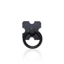 Ver imagem 2 de Puxador Colonial Argola 37 mm Preto Fosco para Portas e Gavetas 10 Peças
