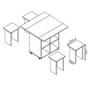 Ver imagem 6 de Mesa Tampo Dobrável com 4 Bancos Nova Mobile