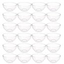 Ver imagem 1 de Kit 24 Tigelas Saladeiras Grande Redonda 3,1l Transparente Servir Salada Sobremesa Crippa
