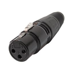 Plug Cannon Femea Corpo Preto Metalico - 1