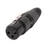 Plug Cannon Femea Corpo Preto Metalico - 1
