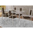Ver imagem 1 de Mesa Cozinha Reno 150 + 6 Cad Florença Cromado Kappesberg