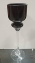 Ver imagem 4 de Vaso Decorativo Enfeite Casa Vidro 40x12x12cm Preto