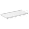 12 Travessas Retangulares Servir Petiscos 37x13cm Comida Japonesa Branco Bandeja Decorativa Uno Coza - 4