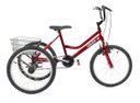 Ver imagem 1 de Triciclo Infantil Aro 20 - Super Luxo - Vermelho