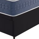 Ver imagem 6 de Cama Box com Baú King Preta + Colchão Molas Ensacadas Visco Gel California 193x203x73cm