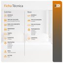 Ver imagem 5 de Cama Box com Baú King Preta + Colchão Molas Ensacadas Visco Gel California 193x203x73cm