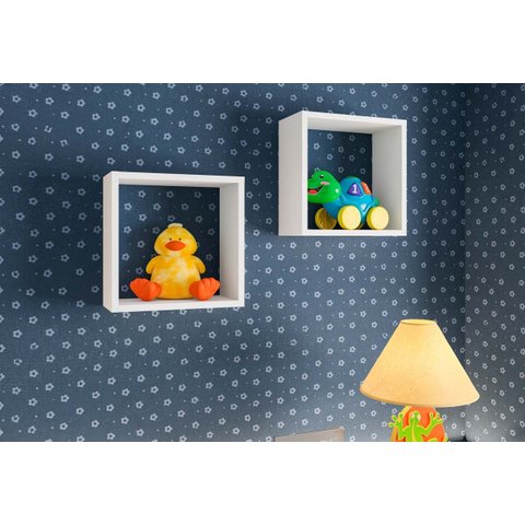 Conjunto 2 Nichos Organizadores Multiuso 31,3cm Branco