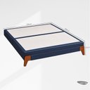 Ver imagem 3 de Base Box Queen Bipartida Cairo 158x198x27cm