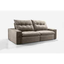Sofá Retrátil e Reclinável 5 Lugares 274cm x 108cm Monza Estofados Buriti - 2 Sofá Retrátil e Reclinável 5 Lugares 274cm x 108cm Monza Estofados Buriti - 2