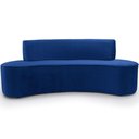 Ver imagem 2 de Sofá 02 Lugares 150cm Mônaco Veludo Azul Royal - Nexta Casa