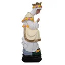 Ver imagem 4 de Imagem de Nossa Senhora de La Salete Sentada de Borracha Inquebrável - 21 cm