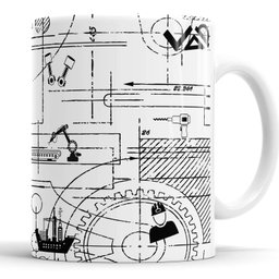 Caneca Engenharia Engenheiro de Produção + Mouse Pad - 3