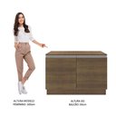 Ver imagem 5 de Balcão de Pia Madesa Glamy 120cm 2 Portas com Tampo Rustic