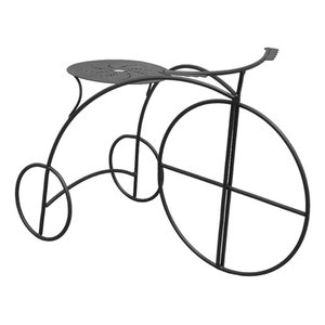 Suporte para Plantas Jardineira Floreira Bicicleta de Ferro:preto