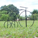 Ver imagem 6 de Suporte para Plantas Jardineira Floreira Bicicleta de Ferro:preto