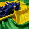 Bandeira do Brasil Oficial em Cetim Médio 80cm X 55cm - 4