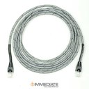 Ver imagem 1 de Cabo de Rede Cat6 Revestido Tecido Cinza/preto Cabos Immediate 10 Metros