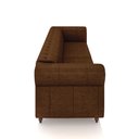 Ver imagem 5 de Sofá Living Sala de Estar Stanford Chesterfield 3 Lugares 260cm Pés de Madeira Couro Marrom Manchado