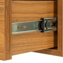 Ver mais imagens de Mesa de Cabeceira Suspensa Har 2 Gavetas - 45 Cm X 35 Cm - Tauari / Telinha Rattan Louro Freijó - Te
