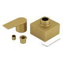 Ver imagem 4 de Acabamento para Registro Banheiro 1.1/4 1.1/2 50mm Quadrado Alavanca Dourado Fosco Chuveiro Padrão D