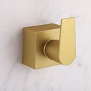 Ver imagem 2 de Acabamento para Registro Banheiro 1.1/4 1.1/2 50mm Quadrado Alavanca Dourado Fosco Chuveiro Padrão D