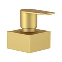 Ver imagem 3 de Acabamento para Registro Banheiro 1.1/4 1.1/2 50mm Quadrado Alavanca Dourado Fosco Chuveiro Padrão D