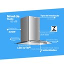 Ver mais imagens de COIFA FRANKE GLASS CLASSIC ILHA 90CM 127V 16684