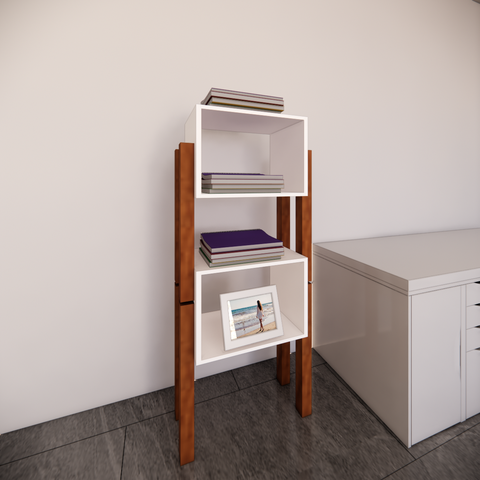Mesinha Decorativa Branca para Escritorio